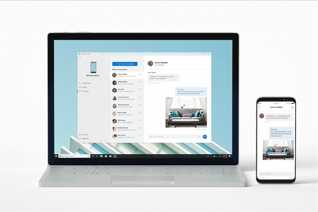 Microsoft lanza Your Phone, la función para pasar fotos de Android a Windows 10