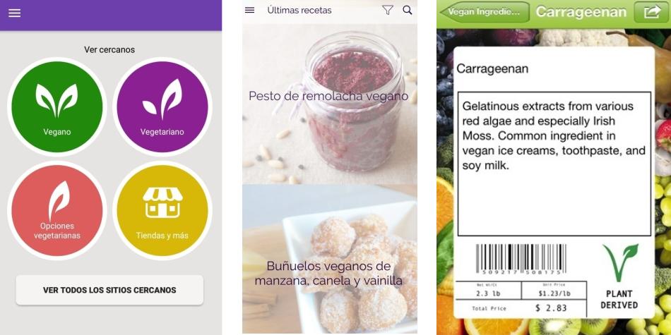 Cuatro ‘apps’ pensadas para los veganos