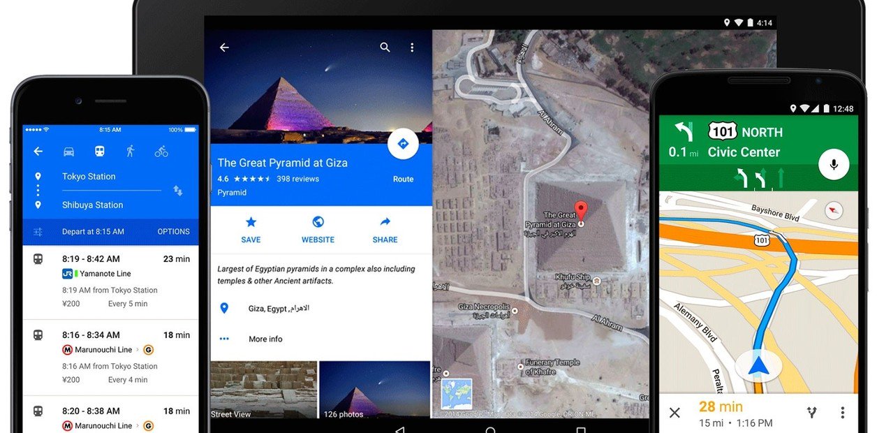 Google Maps cambió el diseño y ahora muestra más información en pantalla